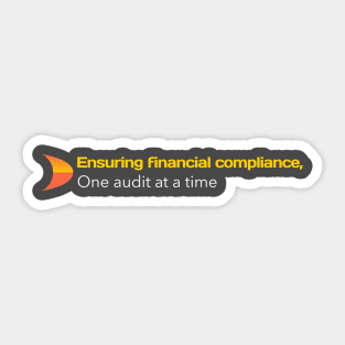 Ensuring financial compliance Sticker